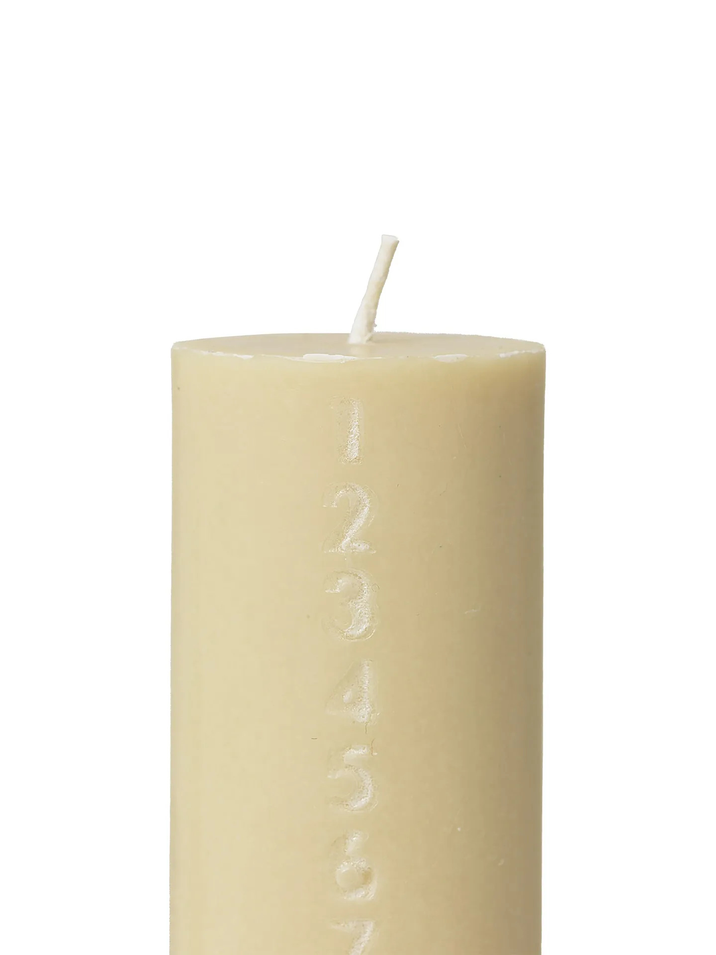 Pure advent candle, pale yellow Ferm Living