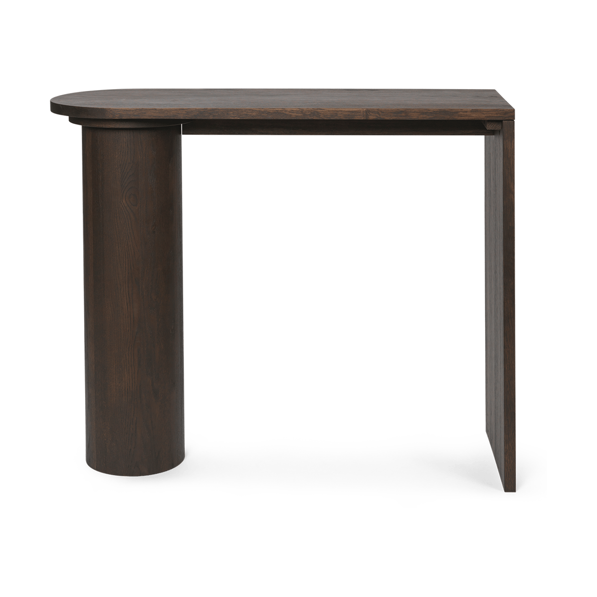 Ferm Living Pylo Console Table side table 85x36x100 cm Dark Stained Oak