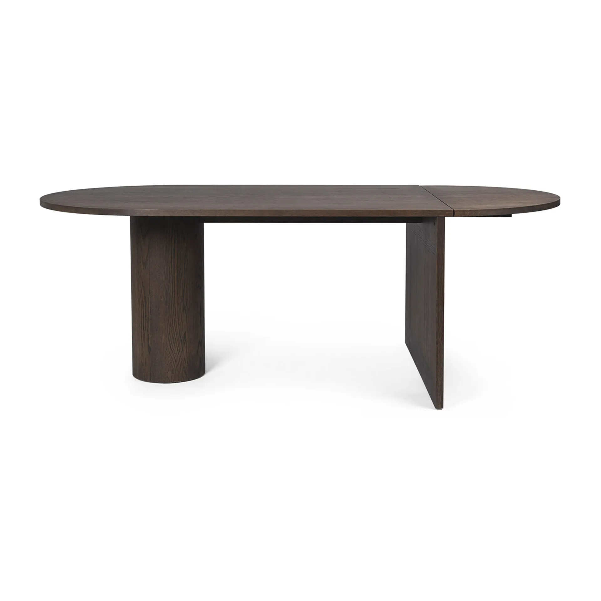 Pylo dining table 210x100x74 cm, Dark stained oak Ferm Living