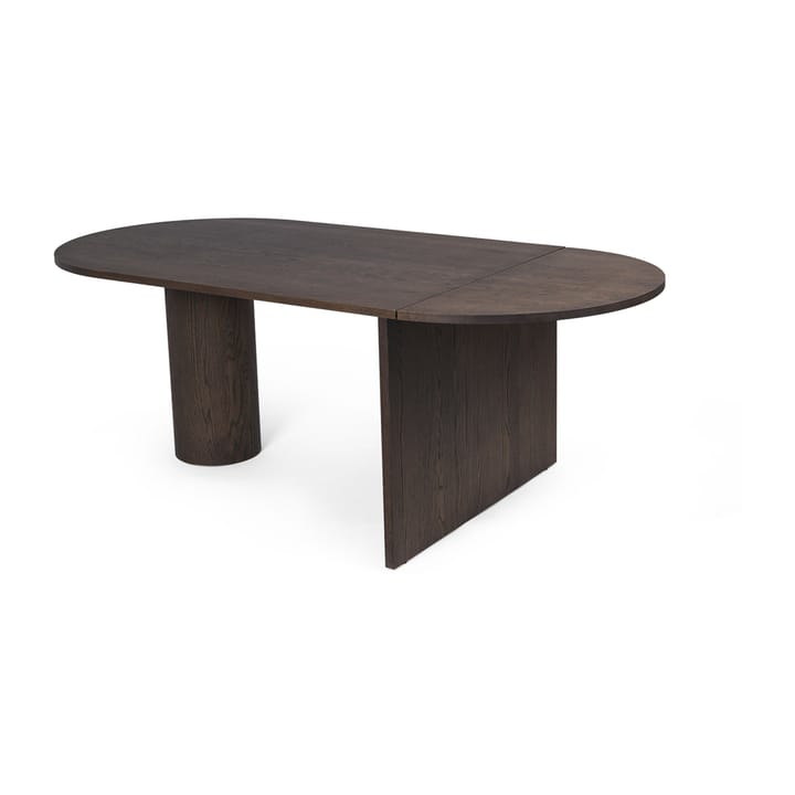 Pylo dining table 210x100x74 cm - Dark stained oak - ferm LIVING