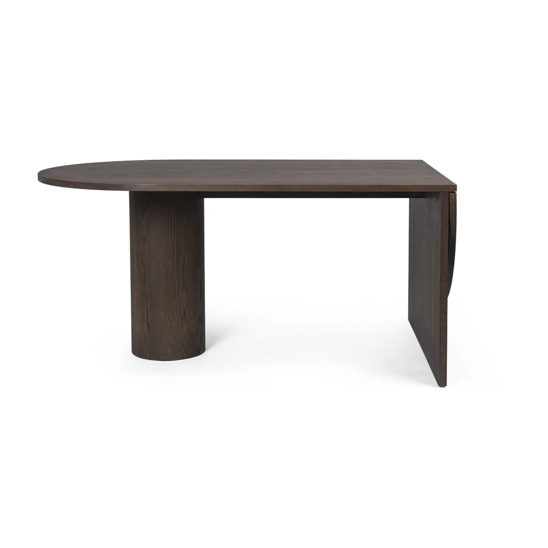 Pylo dining table 210x100x74 cm, Dark stained oak Ferm Living