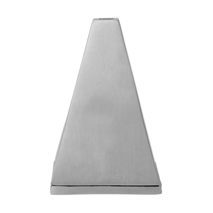 Pyra cone-shaped incense burner - Brushed aluminium - Ferm Living