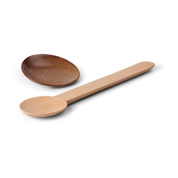 Resting spoon set 2 pieces - Chocolate - ferm LIVING