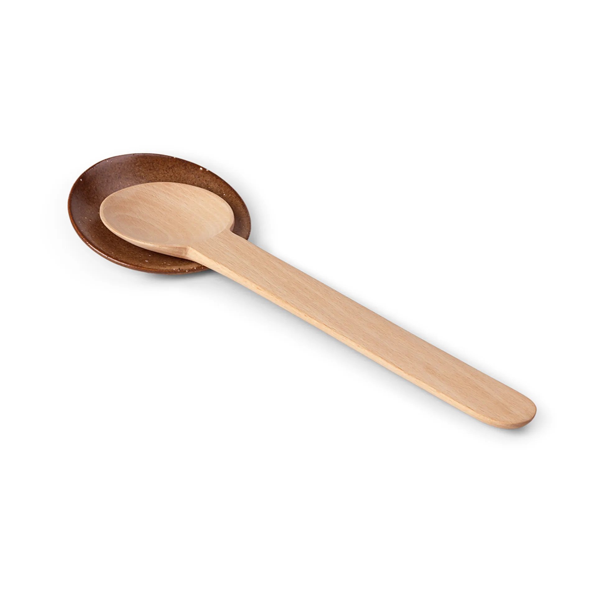Resting spoon set 2 pieces, Chocolate Ferm Living