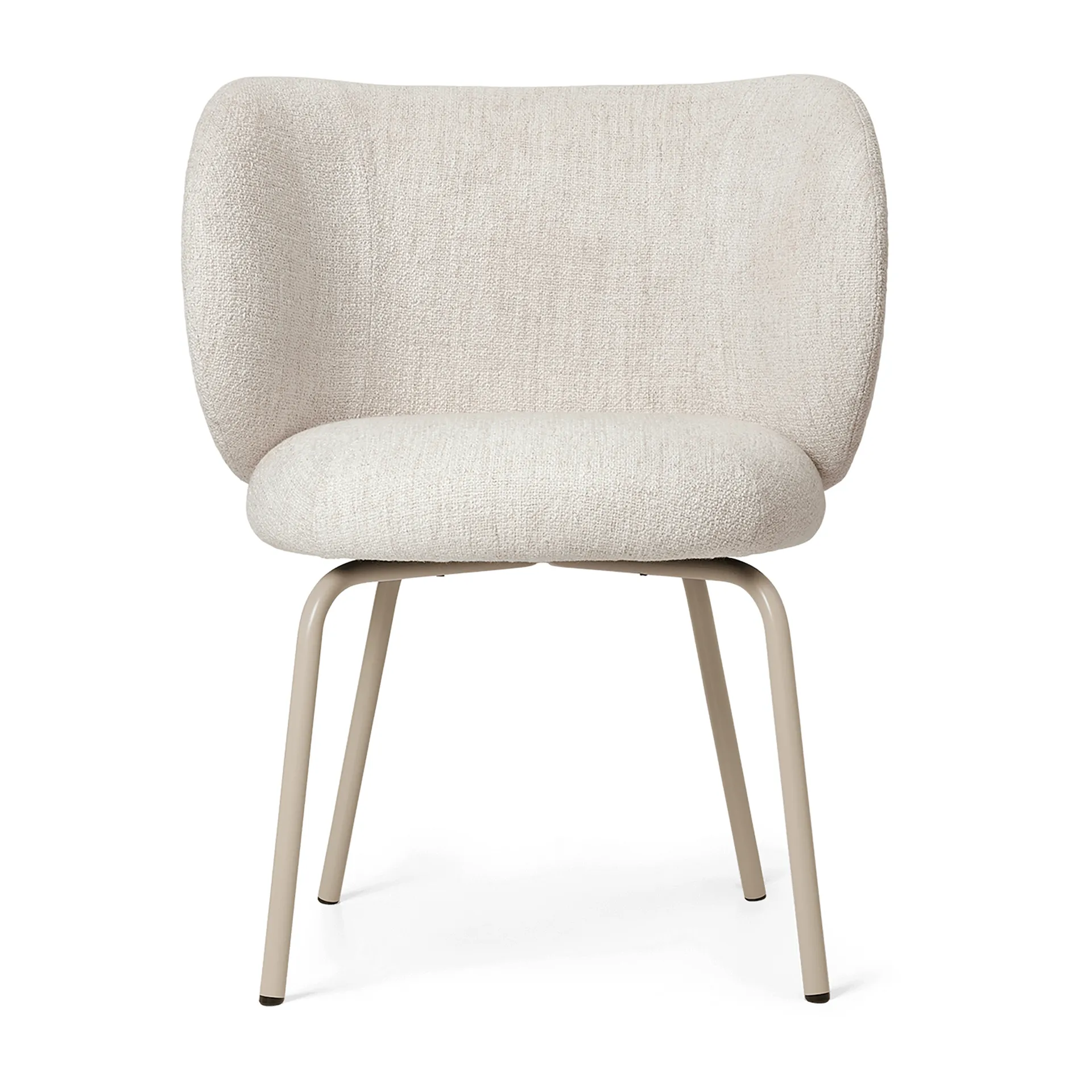 Rico dining chair - bouclé, Off-white-cashmere Ferm Living