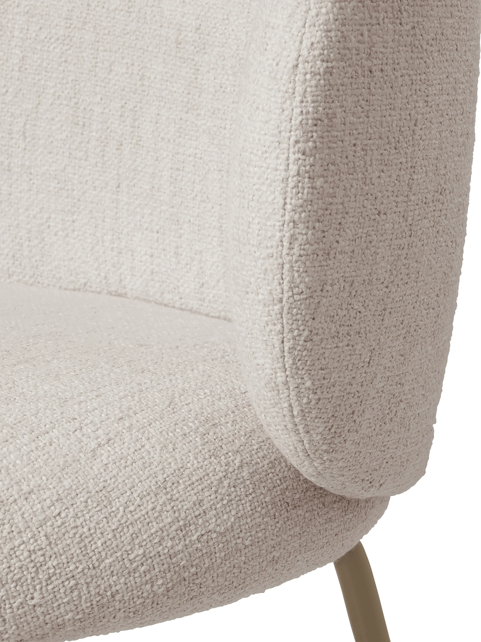 Rico dining chair - bouclé, Off-white-cashmere Ferm Living