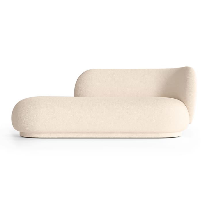 Rico divan bouclé left - Wool off white - Ferm LIVING