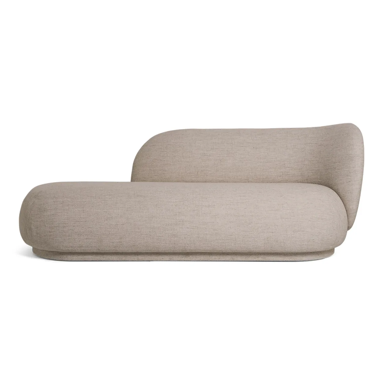 Ferm Living Rico divan chaise bouclé higher Bouclé sand