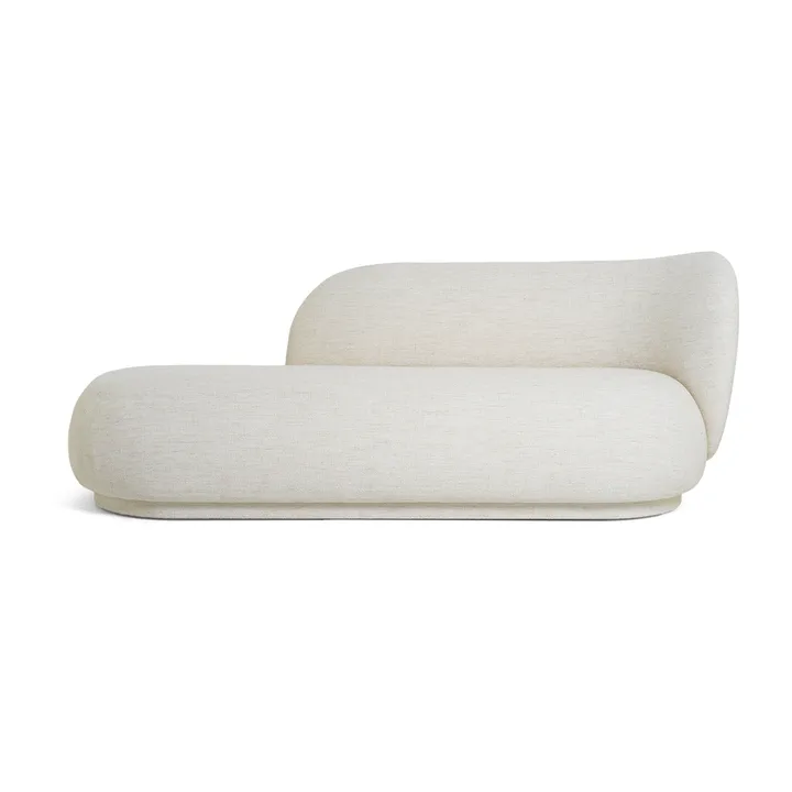 Rico divan chaise bouclé higher - off white - Ferm Living