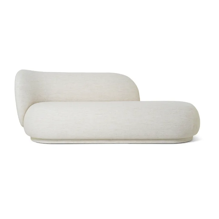 Rico divan chaise bouclé left - Off white - Ferm Living