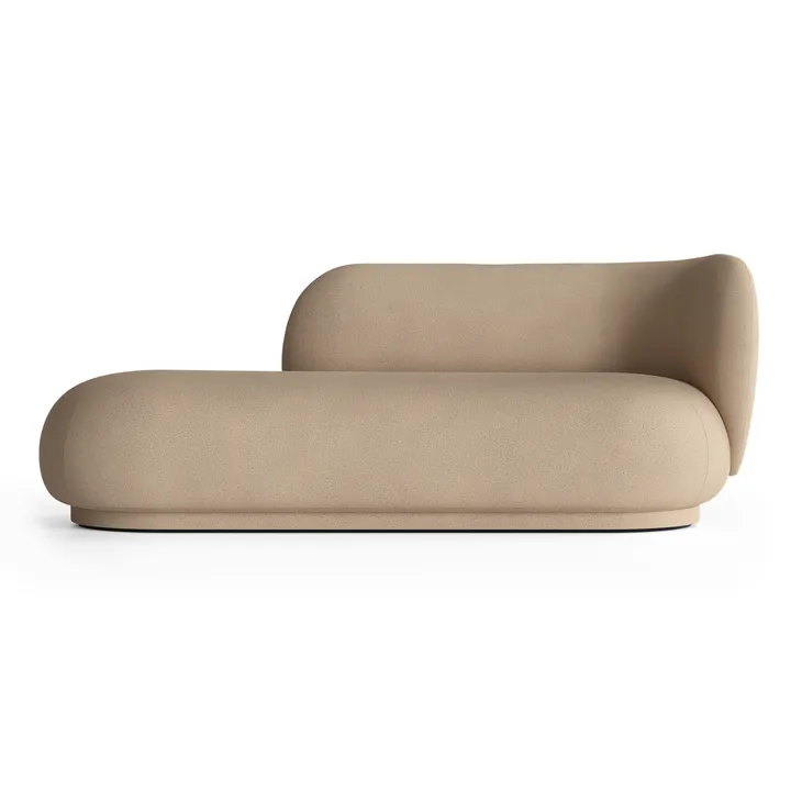 Rico divan chaise higher - Brushed sand - Ferm Living