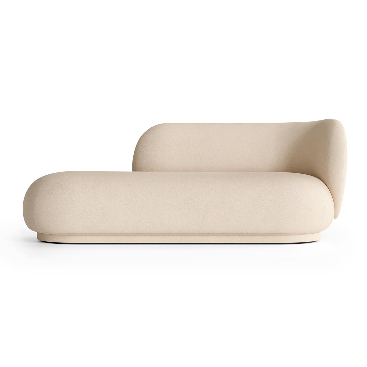 Ferm Living Rico divan higher Brushed off white | Scandinavian Design | Sofas | White