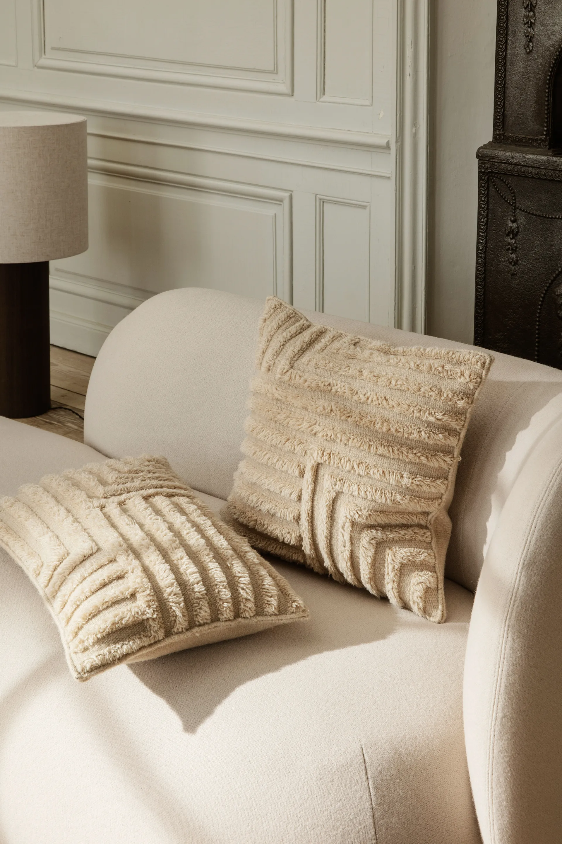 Rico divan higher, Brushed off white Ferm Living