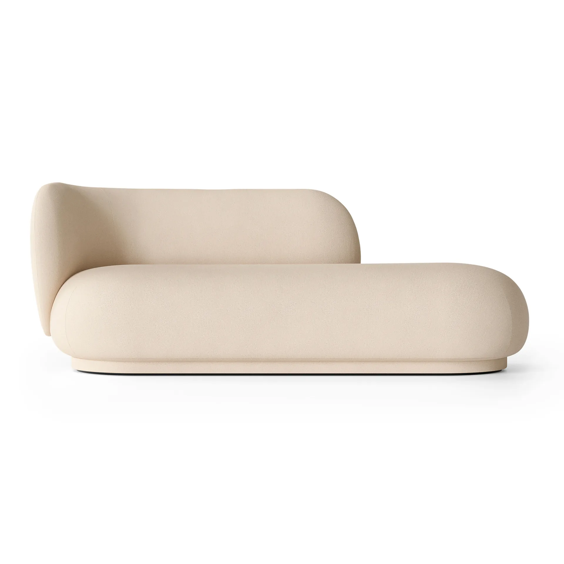 Rico divan left, Brushed off white Ferm Living