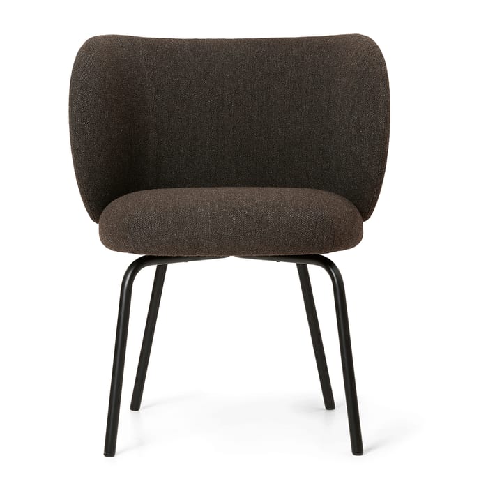 Rico hallingdal dining chair - Dark grey brown-black - ferm LIVING