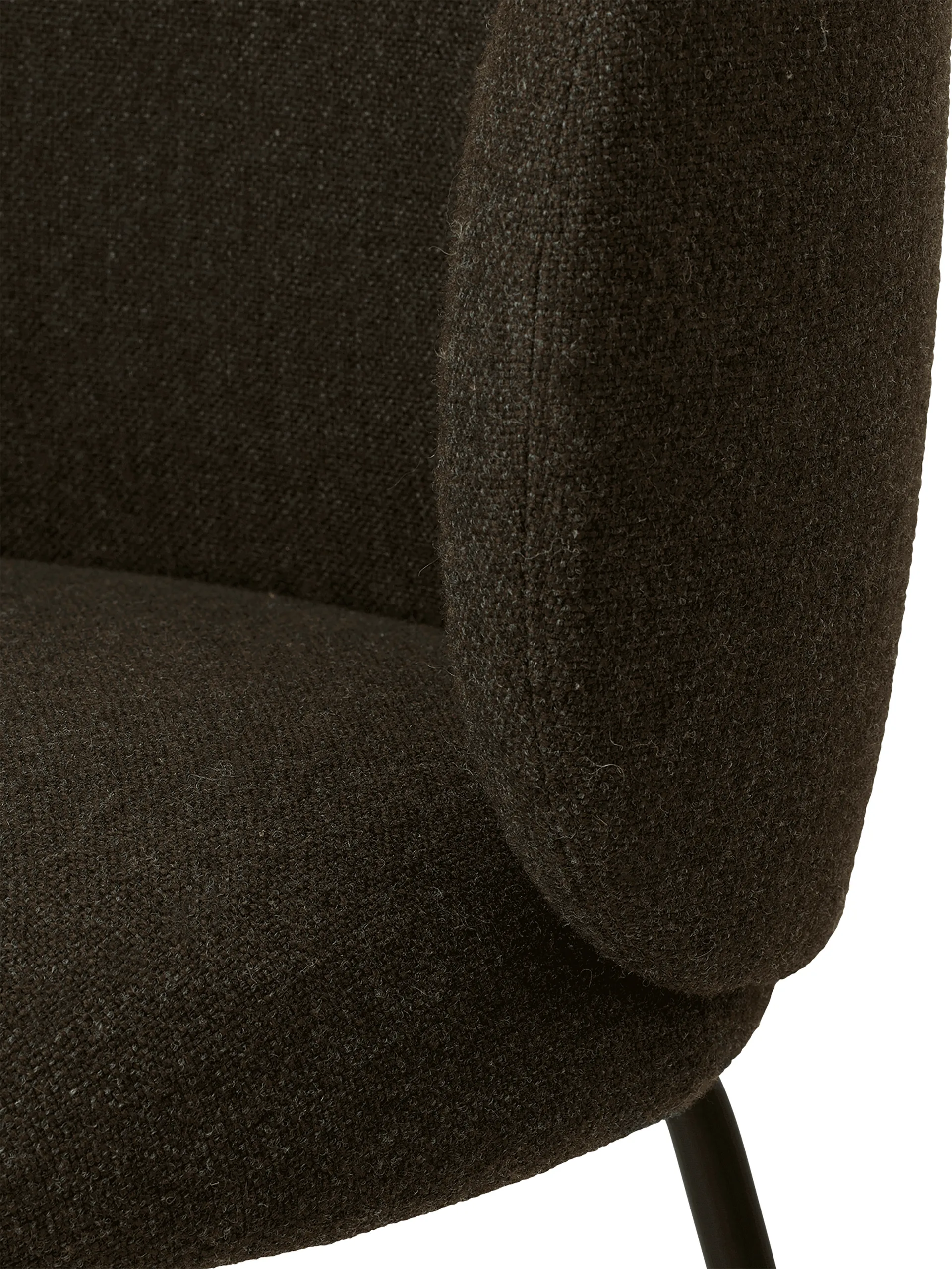 Rico hallingdal dining chair, Dark grey brown-black Ferm Living