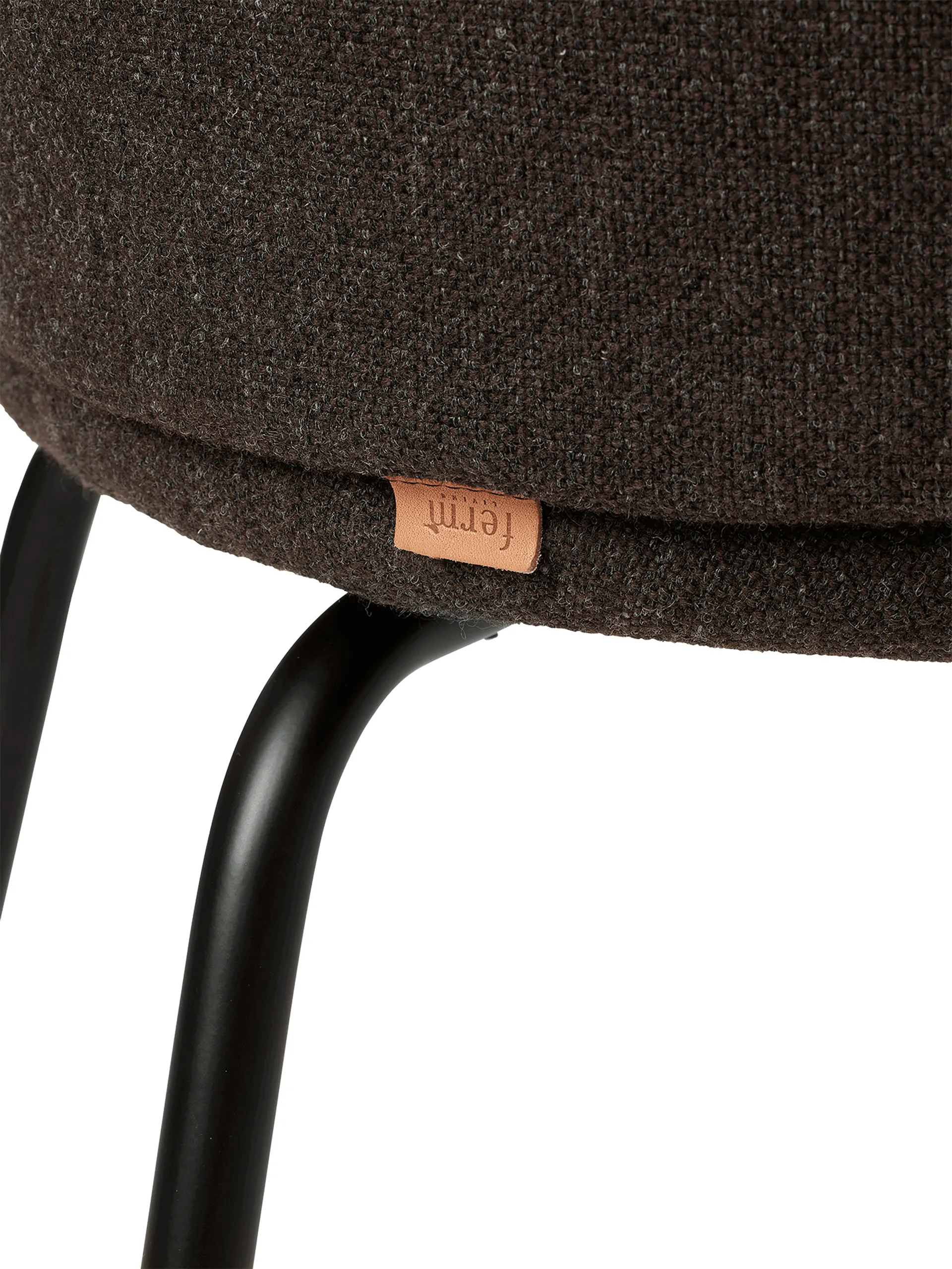 Rico hallingdal dining chair, Dark grey brown-black Ferm Living