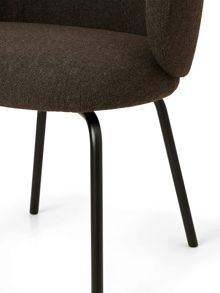 Rico hallingdal dining chair - Dark grey brown-black - ferm LIVING