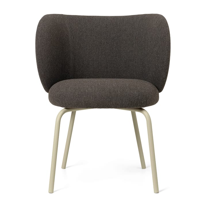 Rico hallingdal dining chair - Dark grey brown-cashmere - Ferm Living