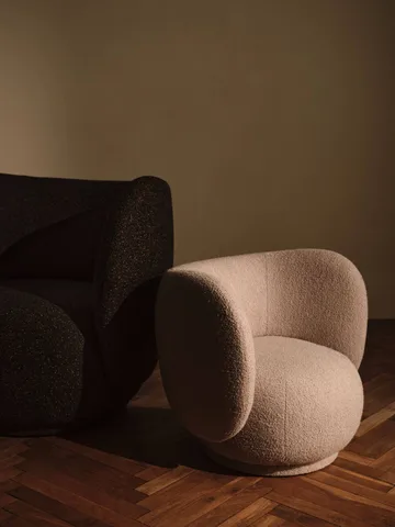 Rico kids lounge chair armchair - Natural - Ferm Living