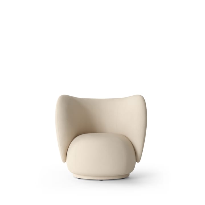 Rico lounge chair - Off-white, brushed - ferm LIVING