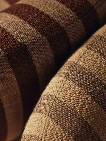 Rico lounge chair piccolo - Louisiana, Sand-chocolate - Ferm Living