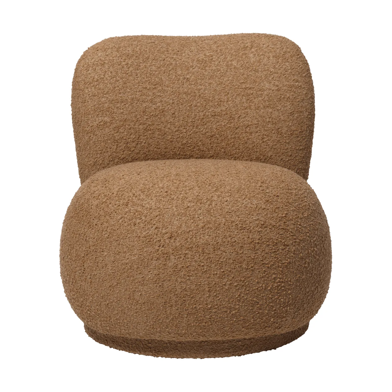 Rico lounge chair raw bouclé piccolo armchair, Tan Ferm Living