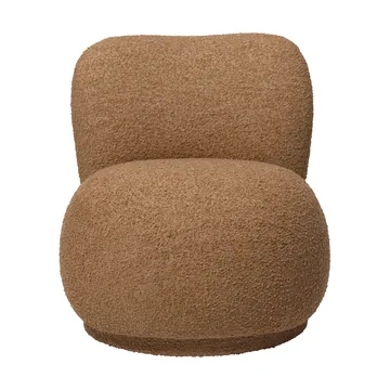 Rico lounge chair raw bouclé piccolo armchair - Tan - Ferm Living