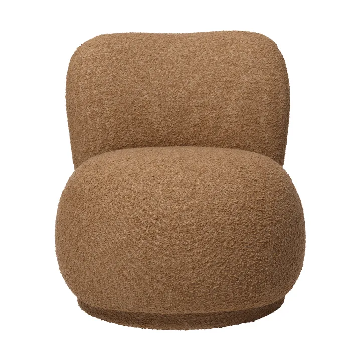 Rico lounge chair raw bouclé piccolo armchair - Tan - Ferm Living