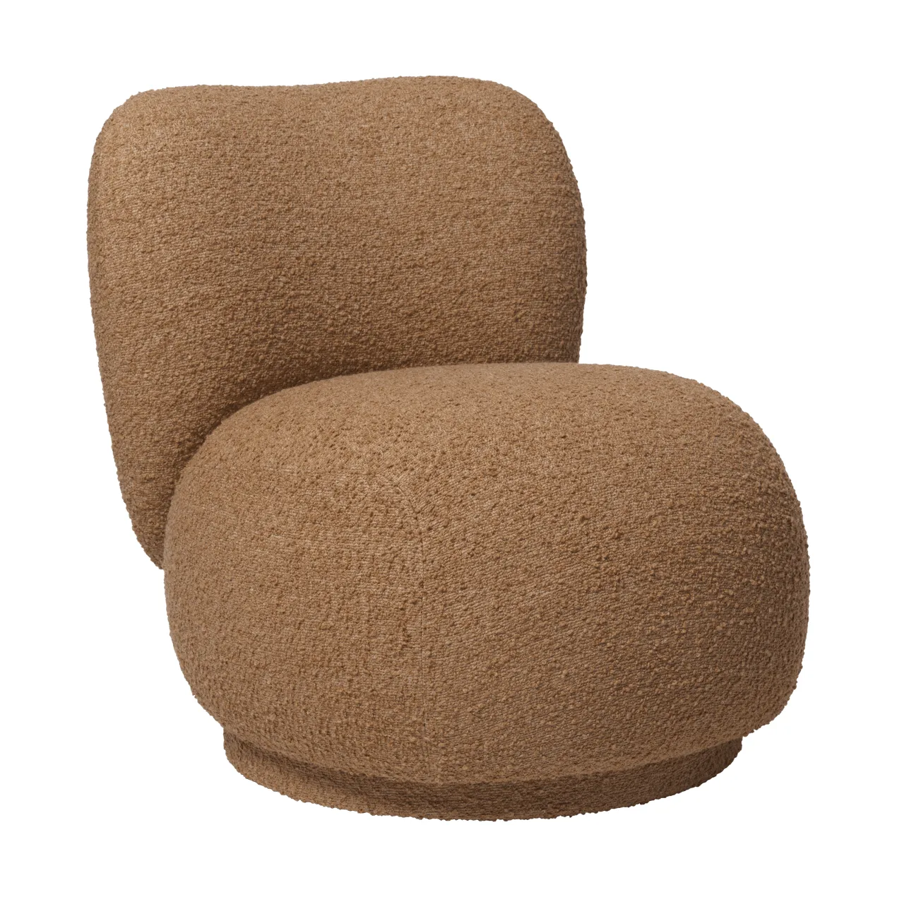 Rico lounge chair raw bouclé piccolo armchair, Tan Ferm Living