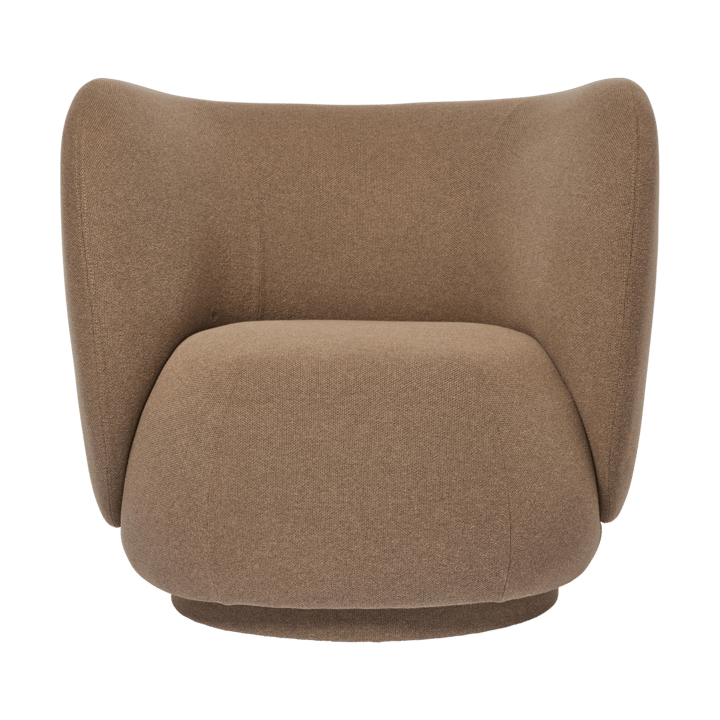 Rico lounge chair swivel - Autum-0361 Dark Sand - Ferm Living