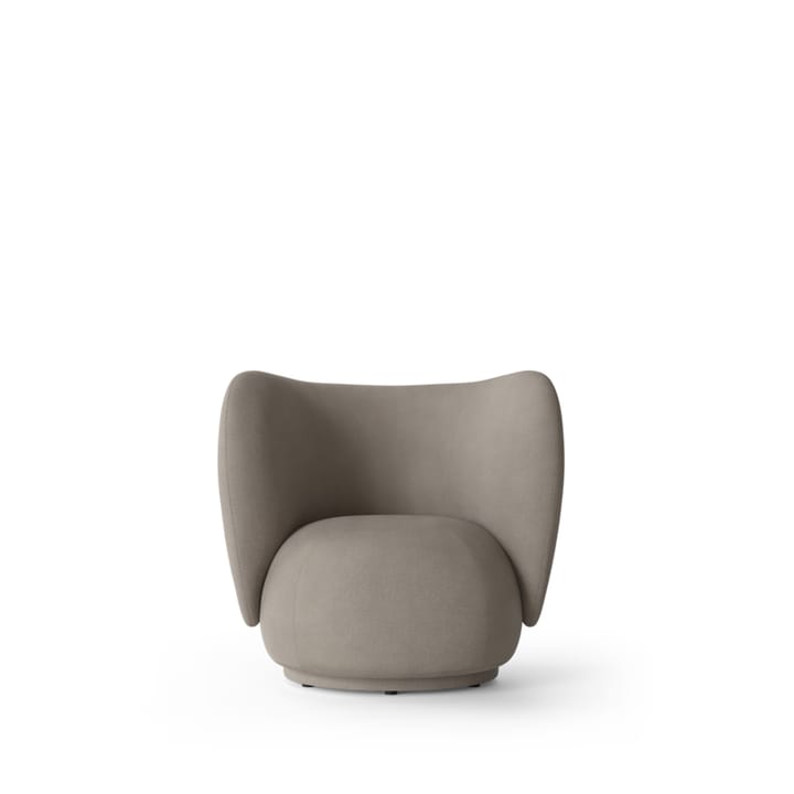 Rico lounge chair - Warm grey, brushed - ferm LIVING