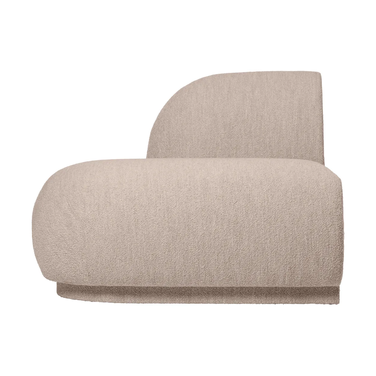 Ferm Living Rico open sofa module L Soft bouclé-natural