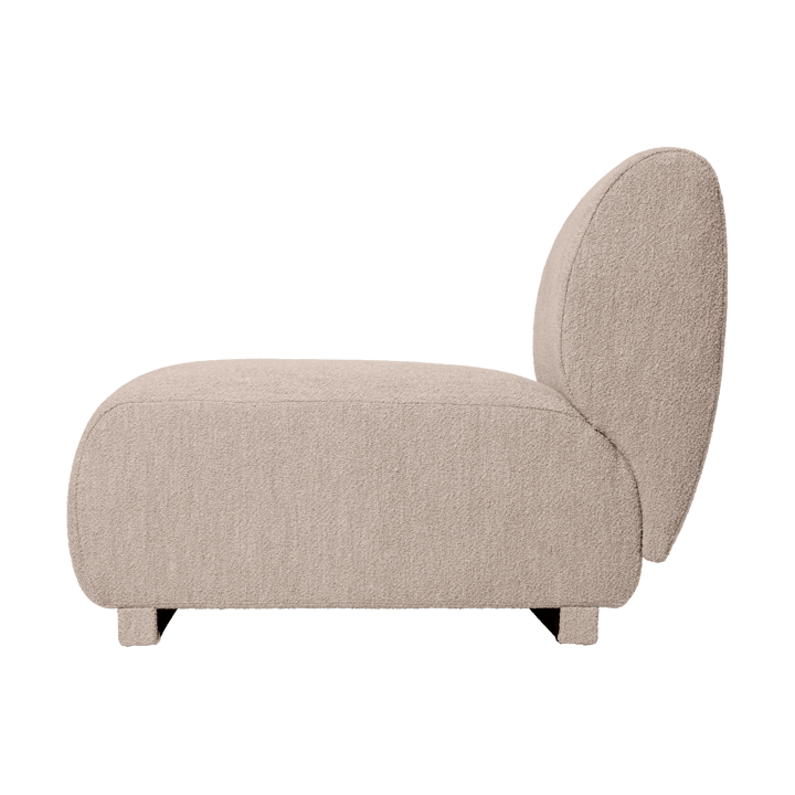 Rico open sofa module L, Soft bouclé-natural Ferm Living