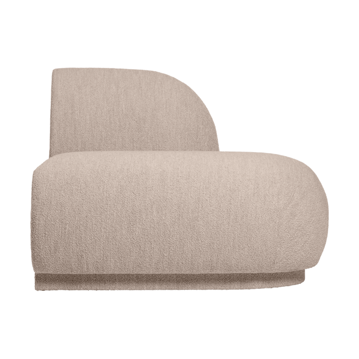 Rico open sofa module R - Soft bouclé-natural - Ferm Living