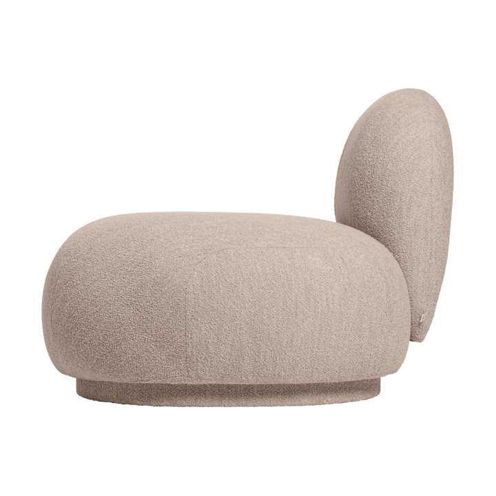 Rico open sofa module R, Soft bouclé-natural Ferm Living