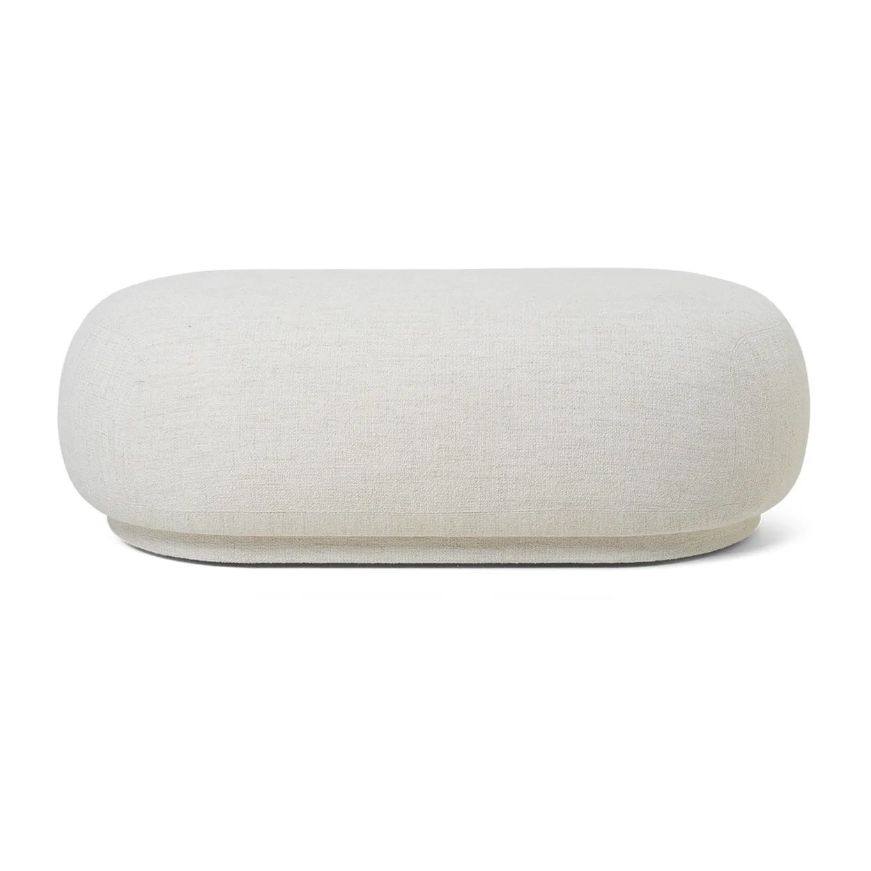 Ferm Living Rico ottoman Bouclé off white | Scandinavian Design | Sitting poufs | White