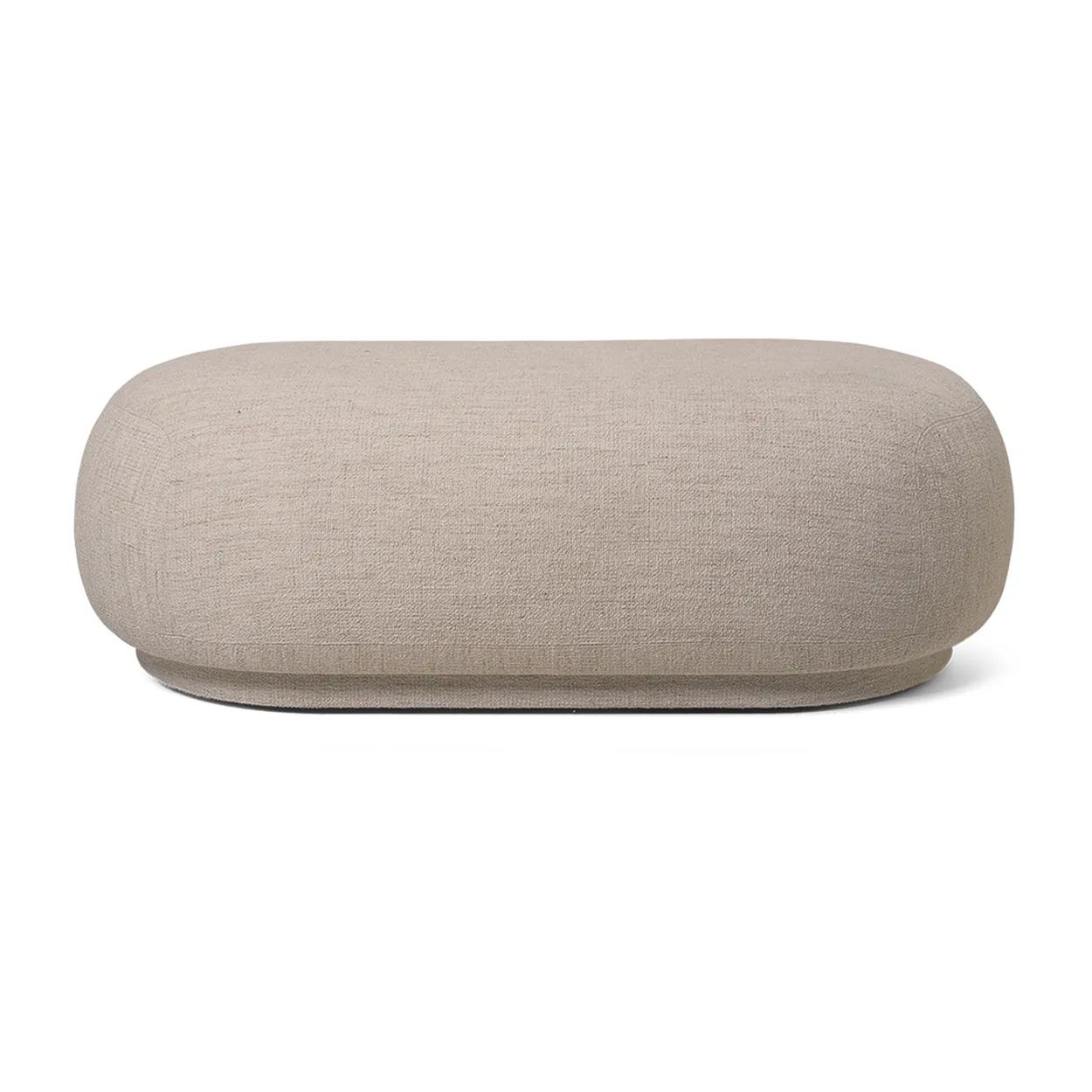 Ferm Living Rico ottoman Bouclé sand | Scandinavian Design | Sitting poufs | Beige