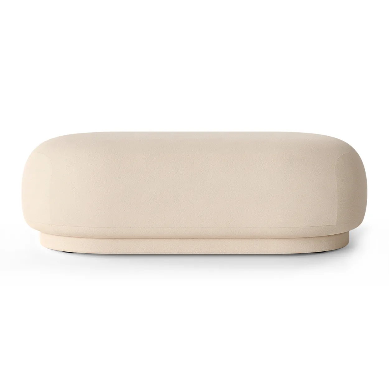 Ferm Living Rico ottoman Brushed off white | Scandinavian Design | Sitting poufs | White
