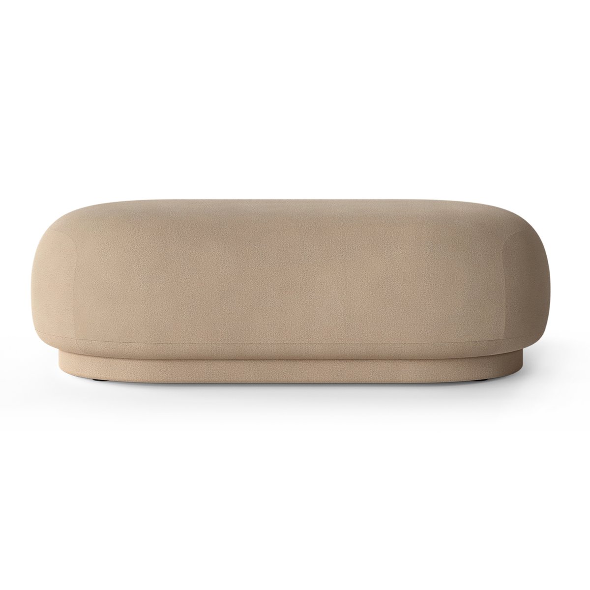 Ferm Living Rico ottoman Brushed sand | Scandinavian Design | Sitting poufs | Beige