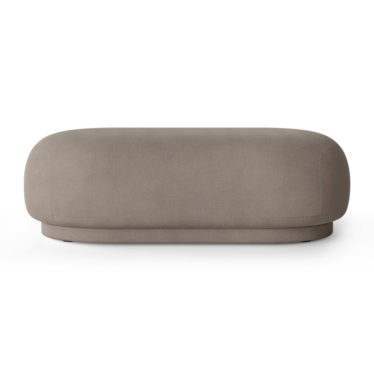 Ferm Living Rico ottoman Brushed warm grey | Scandinavian Design | Sitting poufs | Grey