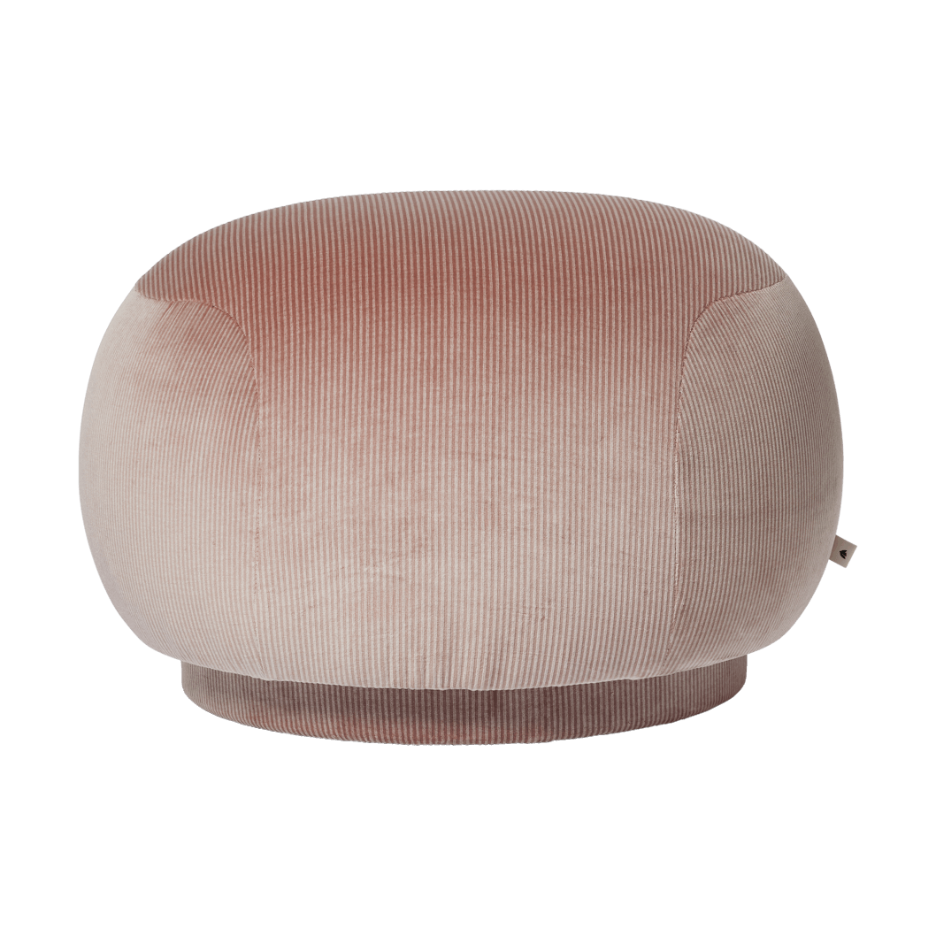 Ferm Living Rico pouf Devoré Velvet-blush | Scandinavian Design | Sitting poufs | Pink