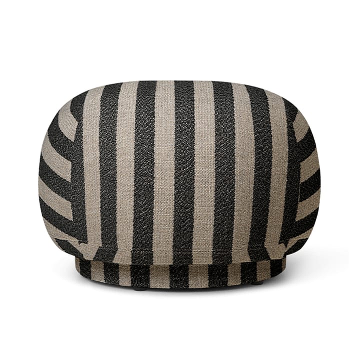 Rico pouf sit pouf - Louisiana sand black - ferm LIVING