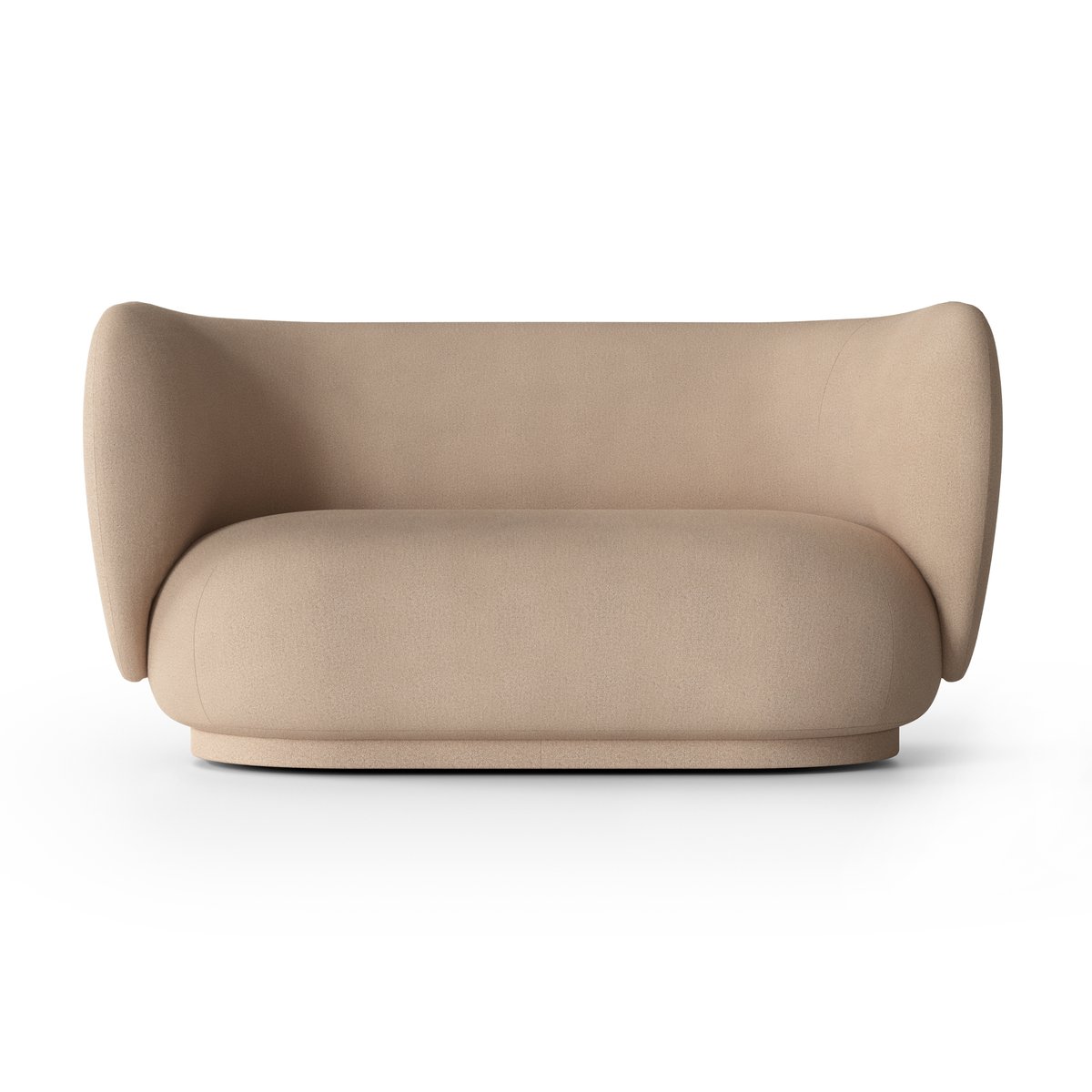 Ferm Living Rico sofa 2-seat Brushed sand | Scandinavian Design | Sofas | Beige