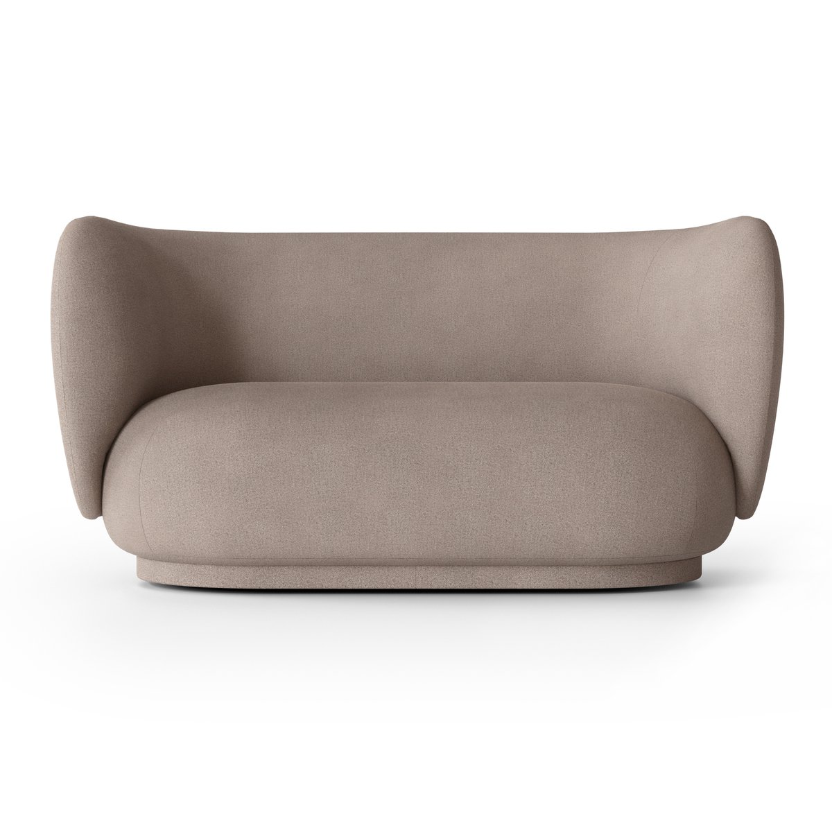 Ferm Living Rico sofa 2-seat Brushed warm grey | Scandinavian Design | Sofas | Grey