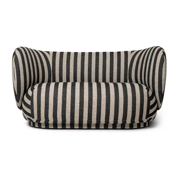 Rico sofa 2-seat - Louisiana sand black - Ferm Living