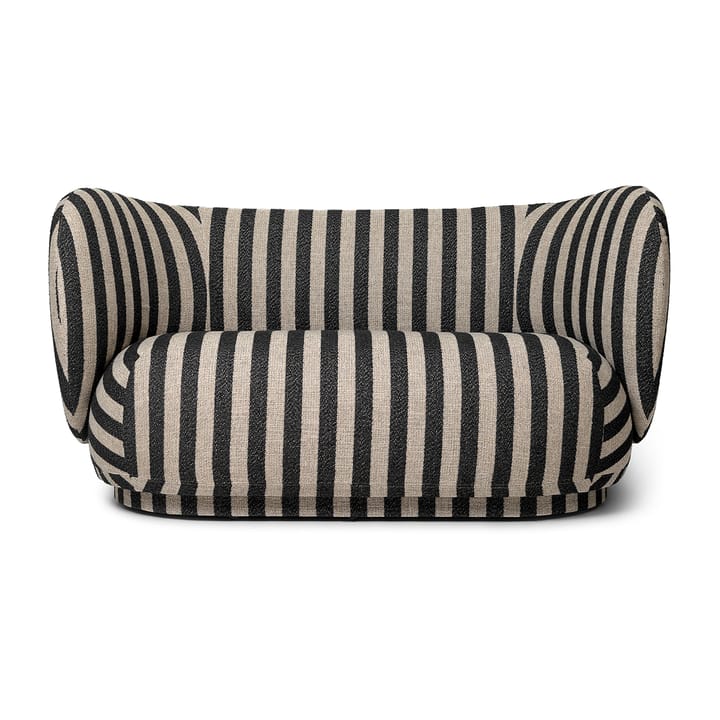 Rico sofa 2-seat - Louisiana sand black - Ferm LIVING