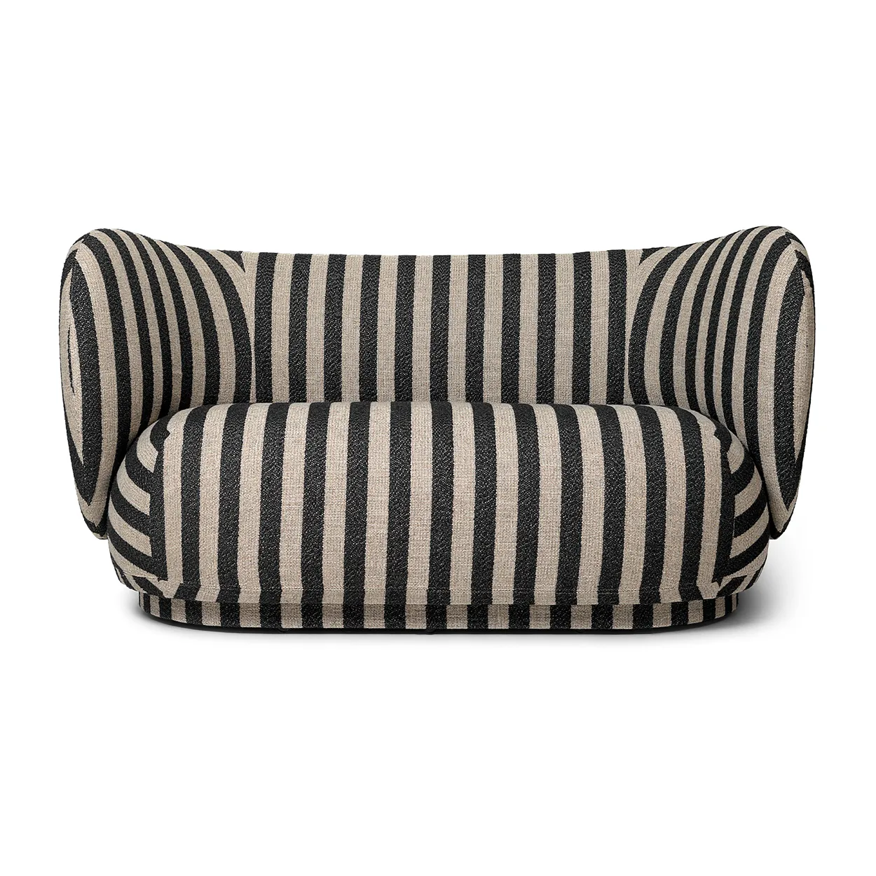 Ferm Living Rico sofa 2-seat Louisiana sand black | Scandinavian Design | Sofas | Beige
