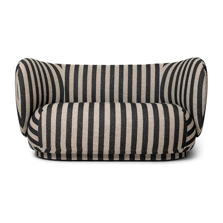 Rico sofa 2-seater - Louisiana sand black - Ferm Living