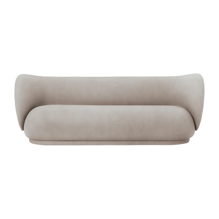 Rico sofa 3-seat - Brushed sand - ferm LIVING